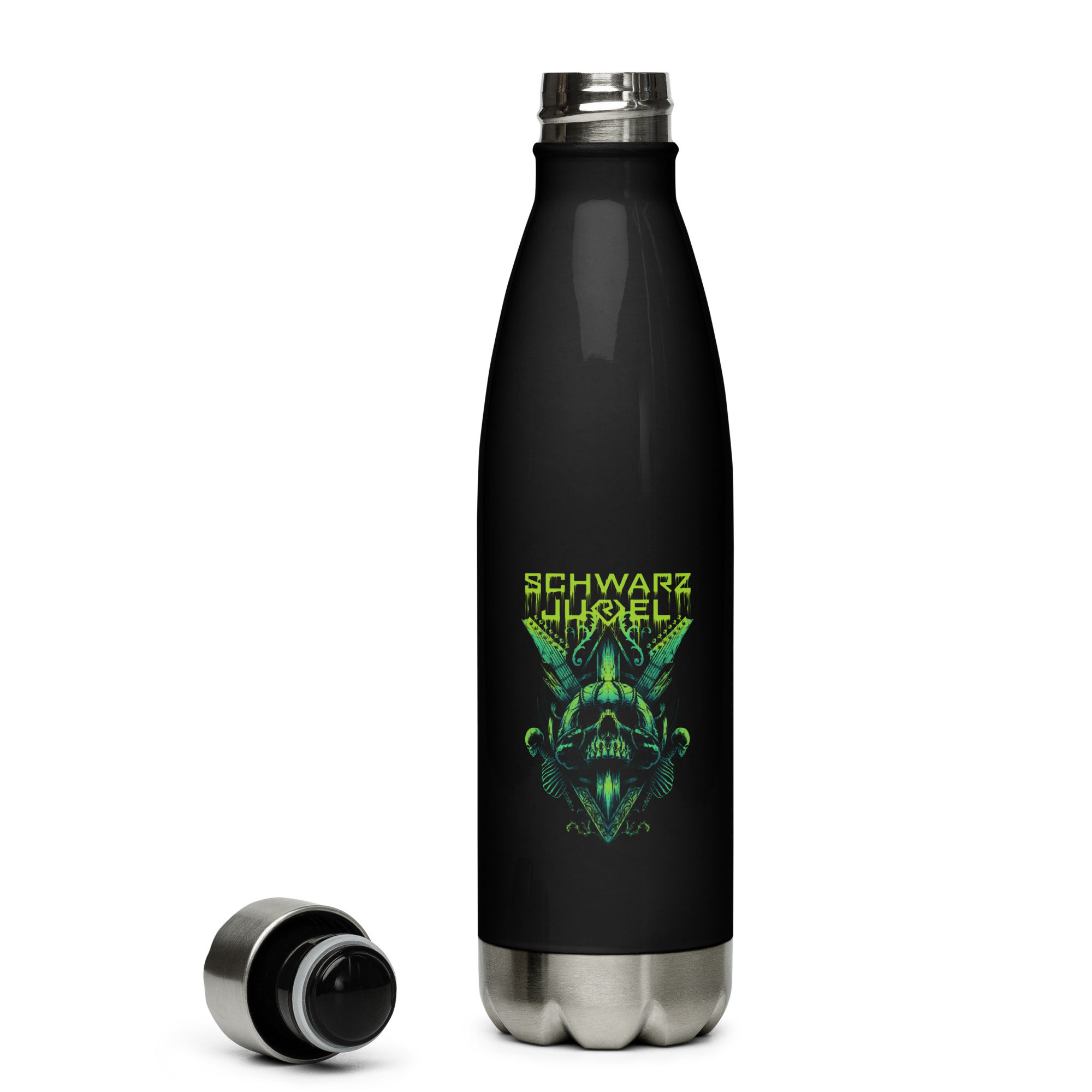 Edelstahl Trinkflasche Deep Secret green