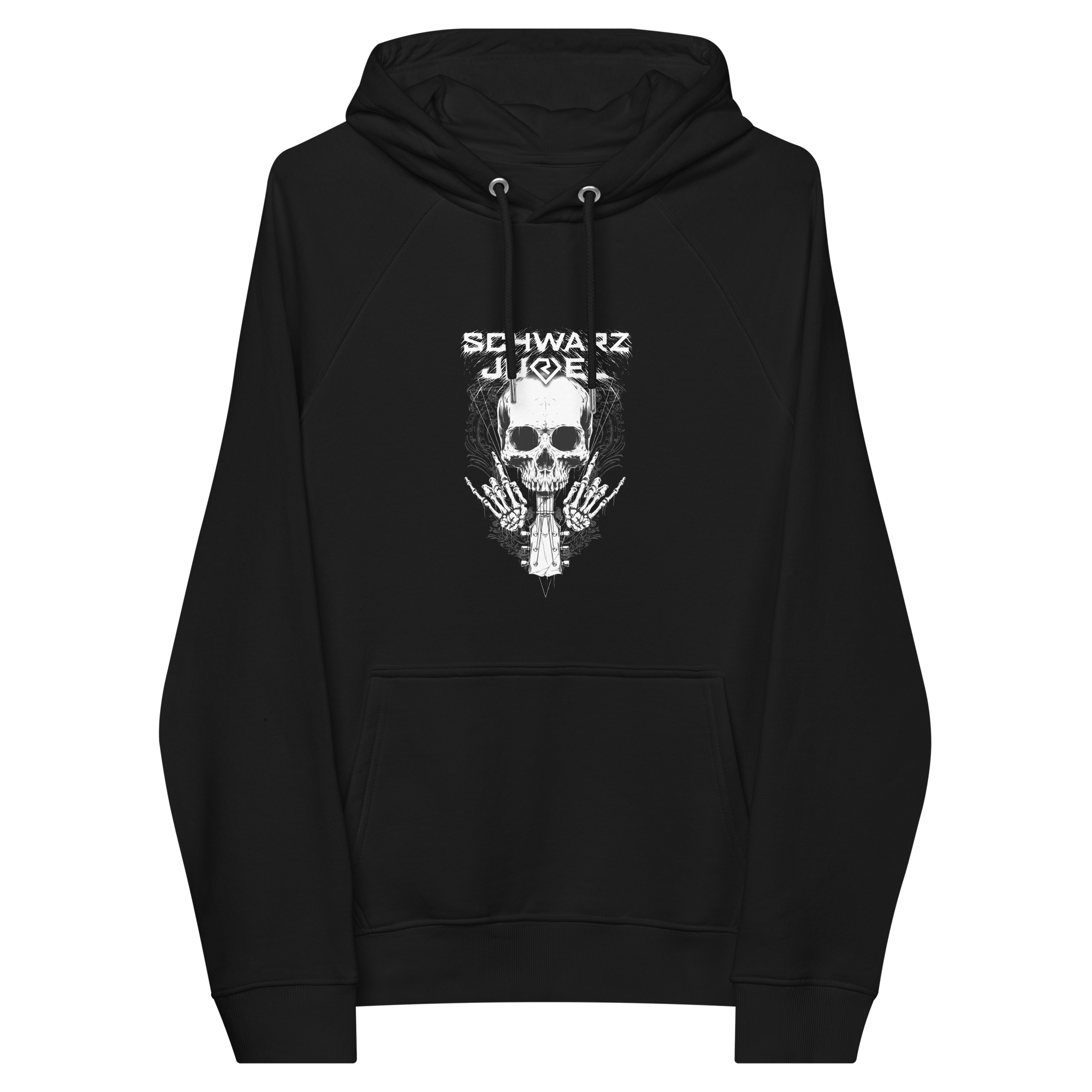 Unisex BIO Hoodie Guitar Skull