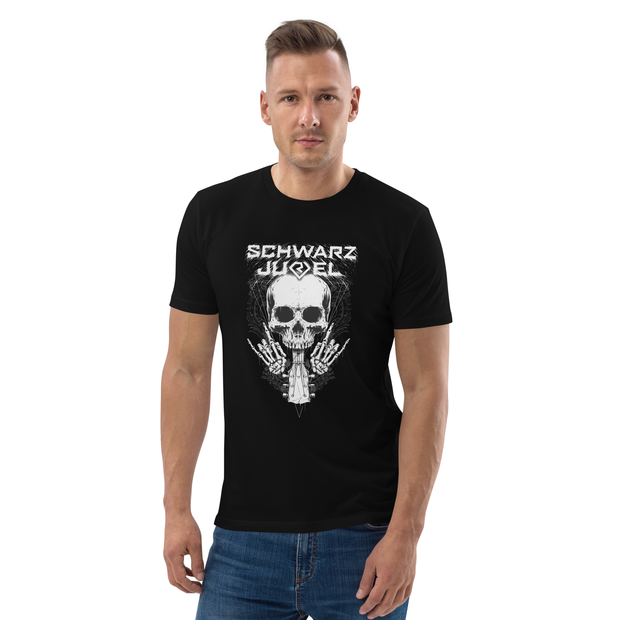 Unisex BIO Shirt Guitar Skull