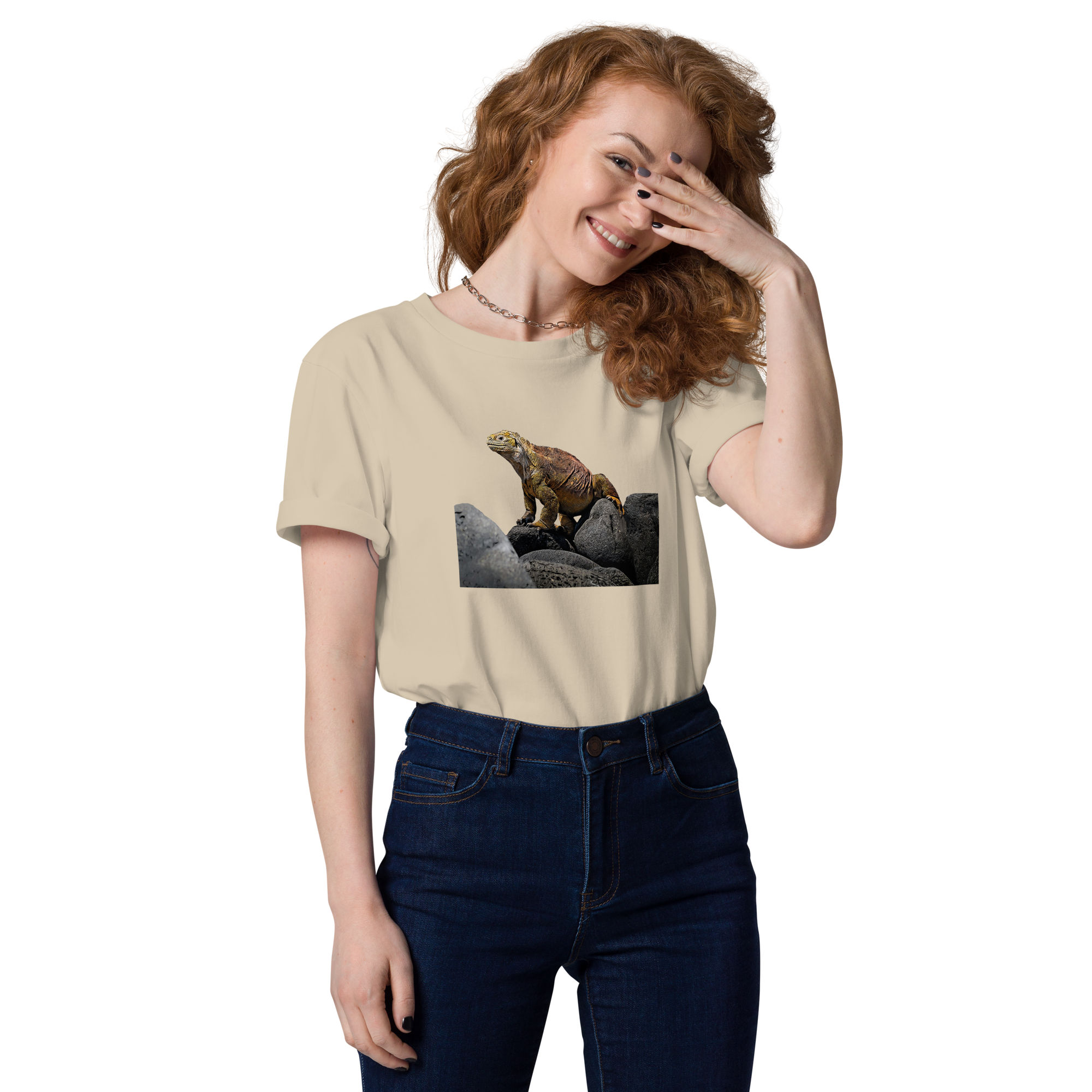 Unisex BIO T-Shirt Komodowaran, Front-Print