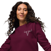 Unisex BIO Sweatshirt Büffelschädel